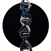 DNA Helix Made of Clothing