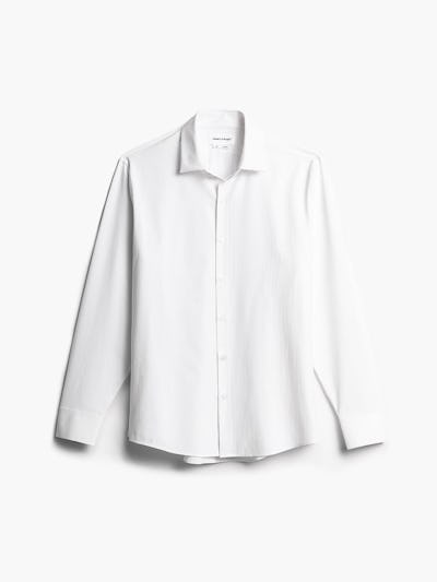 Men's White Aero Zero Dress Shirt front