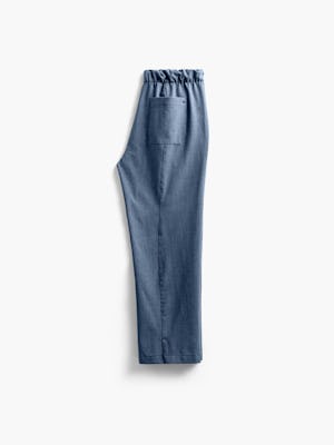 women's calcite heather velocity pull on pant flat shot of back