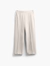 women's oatmeal velocity pull on pant flat shot of front