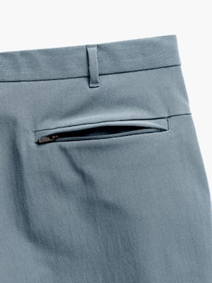 men's stormy weather Pace Tapered Chino zoomed shot of back zip pocket