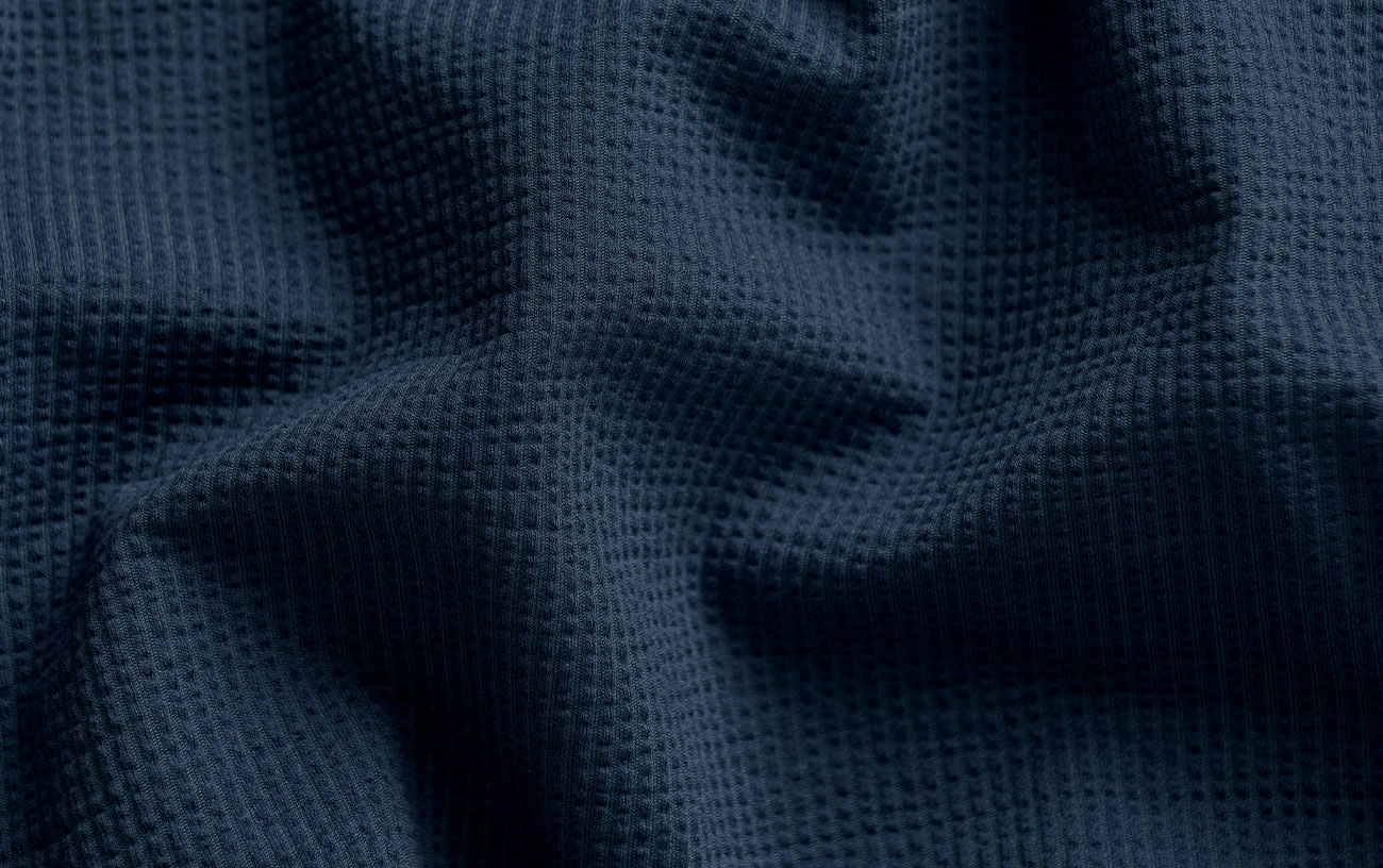 wavy hybrid seersucker fabric