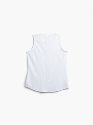 womens apollo x active tank white limited edition back full flat