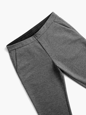 mens fusion jogger charcoal heather front tilted flat