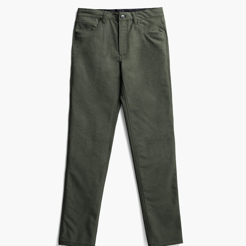 Olive Men's Kinetic Twill 5-Pocket Pant | Ministry of Supply