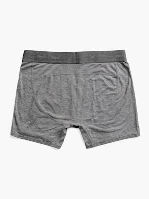 mens composite merino boxer brief charcoal heather back full flat