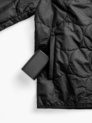 mercury heated jacket black battery