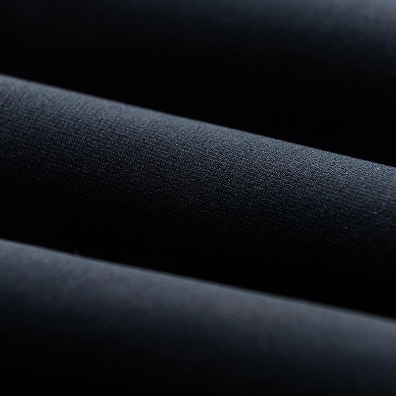 Close-up of Navy Fabric Rolls