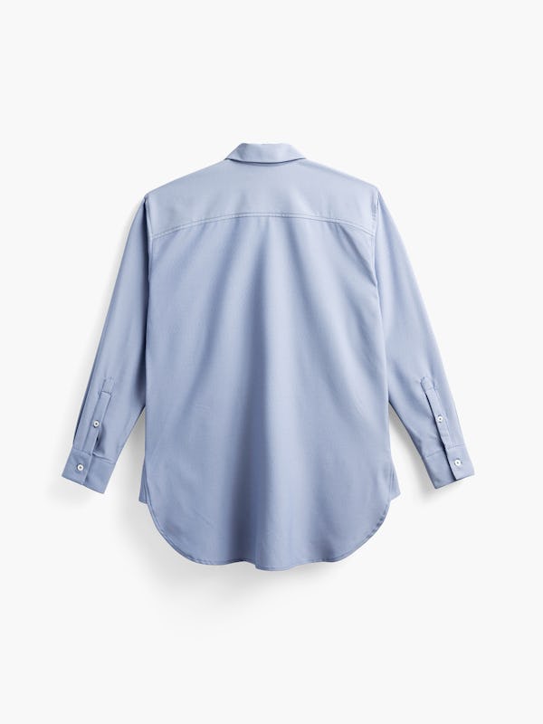 Denim Blue End on End Women's Aero Zero° Oversized Shirt | Ministry of ...