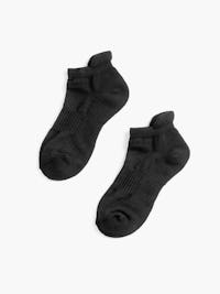 atlas ankle sock black black pair front full flat