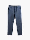 mens kinetic tapered pant shadow blue heather front full flat