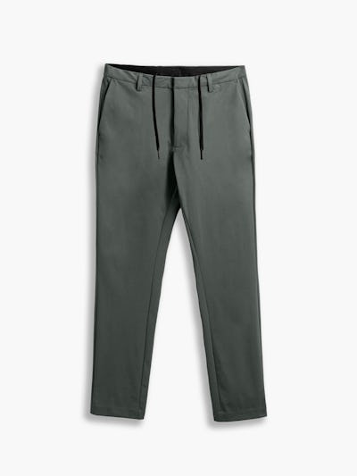 mens kinetic (formerly kinetic tapered) pant olive front full flat