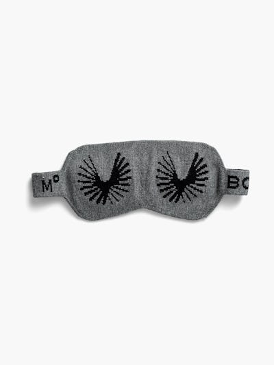 Boom x Ministry of Supply Eye Mask Grey front full flat
