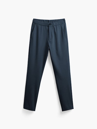 mens velocity pull on pant azurite heather front full flat