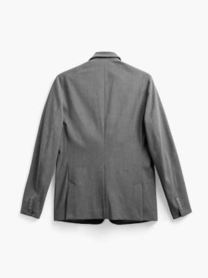 mens velocity suit jacket soft granite back full flat