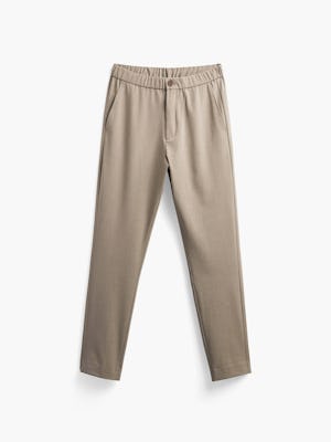 mens velocity pull on pant flax front full flat