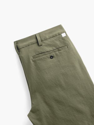 mens pace poplin chino olive tilted front flat