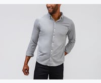 mens apollo raglan sport shirt grey white heather comparison module crop