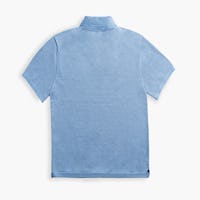 Back of Men’s Labs 3D Print-Knit Air Polo - Light Blue