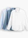 mens aero zero dress shirts laydown 3 pack 1x1
