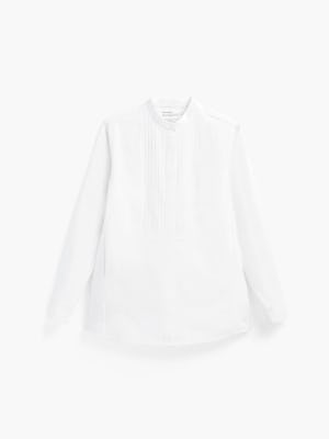 Women's Women's Aero Zero Tuxedo Shirt White flat