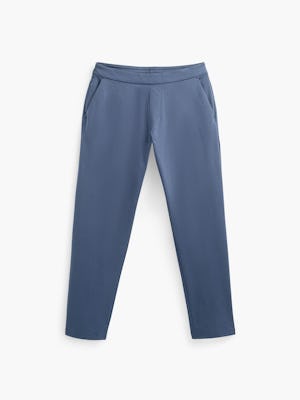 mens kinetic pull on pant shadow blue heather front full flat