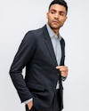 Men's Dark Charcoal Velocity Suit Jacket on model