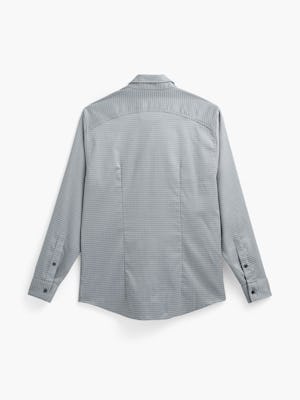 Men's Aero Zero Dress Shirt Platinum Grey Grid flat