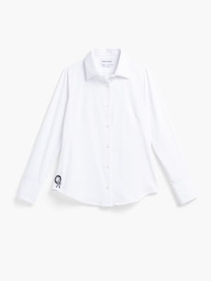 womens aero zero tailored shirt white smithsonian