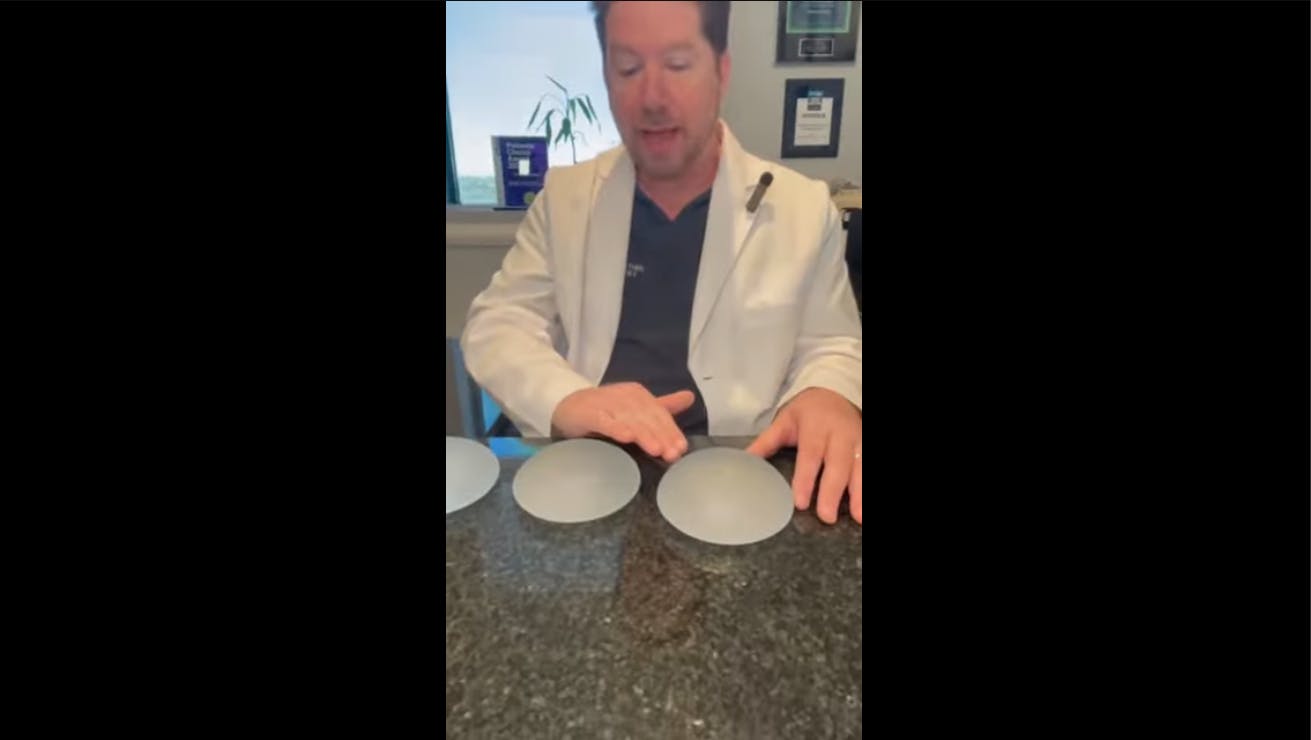 Dr. Kreithen talking about breast implant