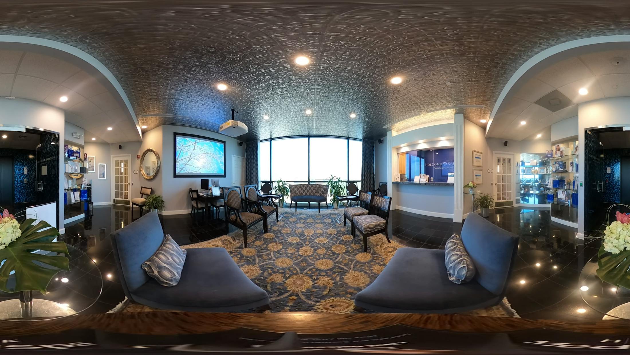 interior of Holcomb & Kreithen waiting area