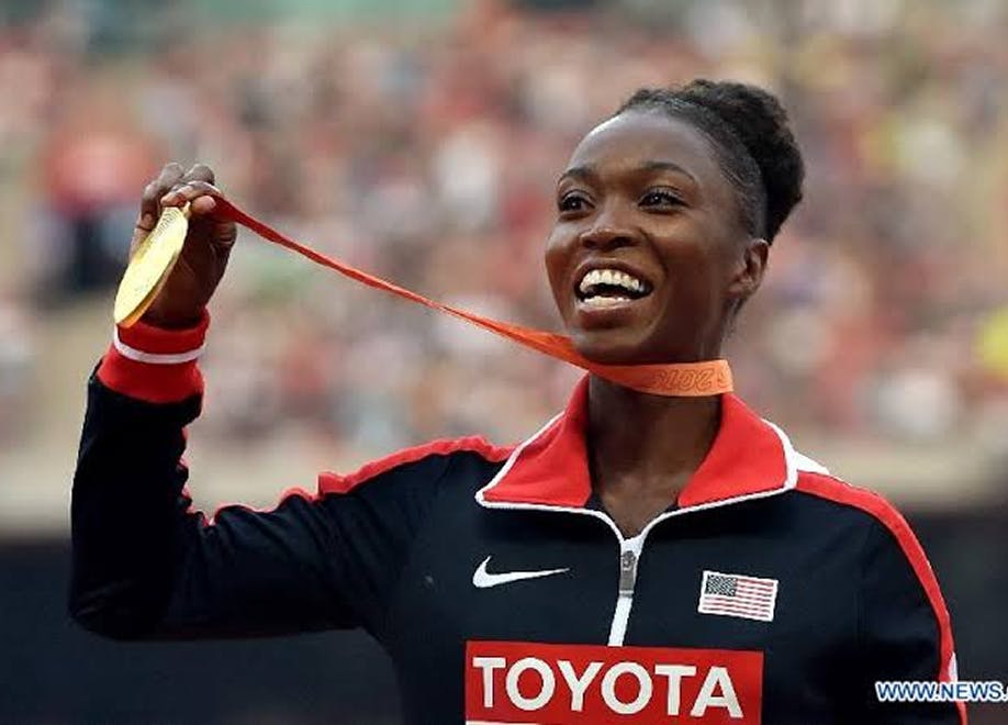 Tianna wins Gold in Beijing