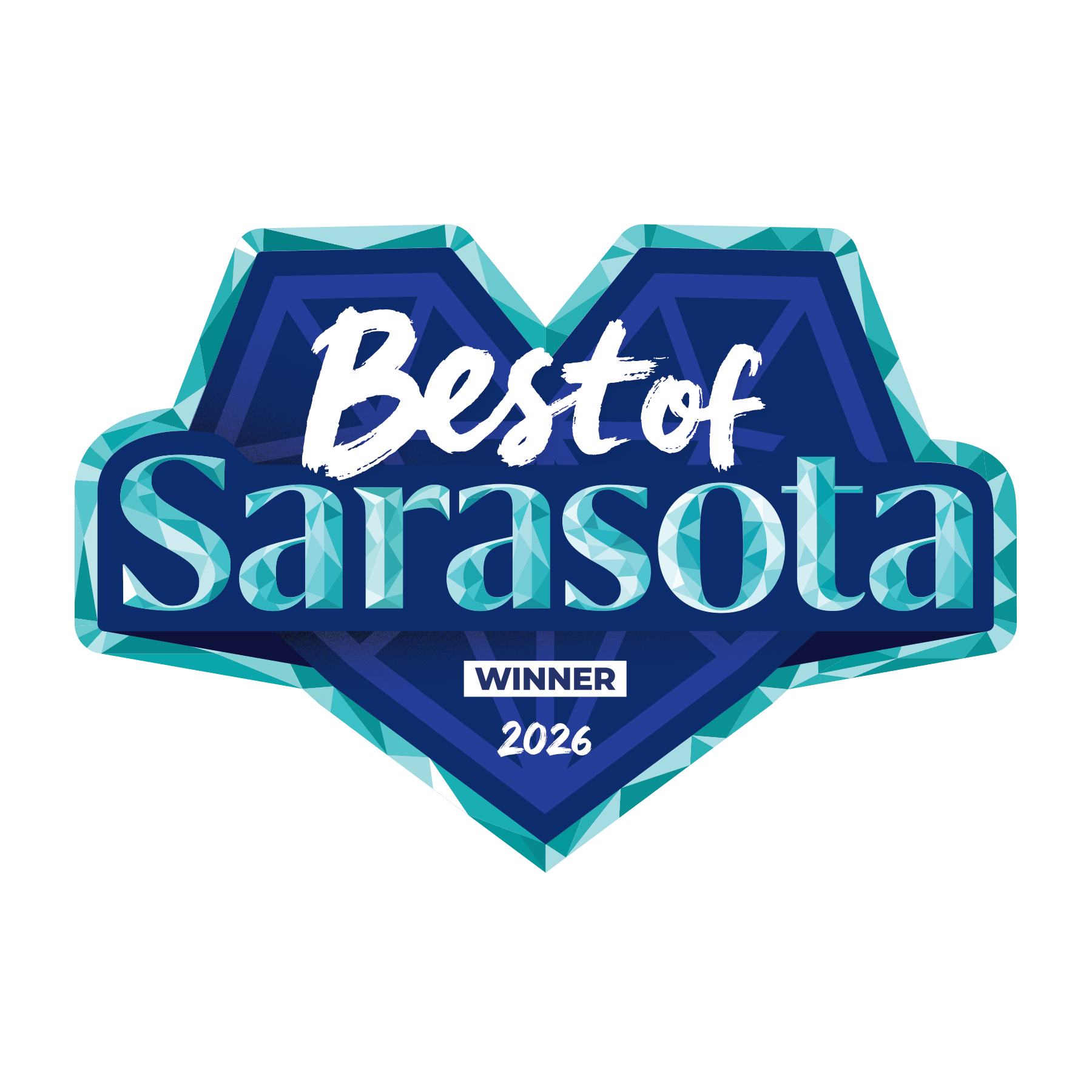 Best of Sarasota 2026 Diamond Award badge