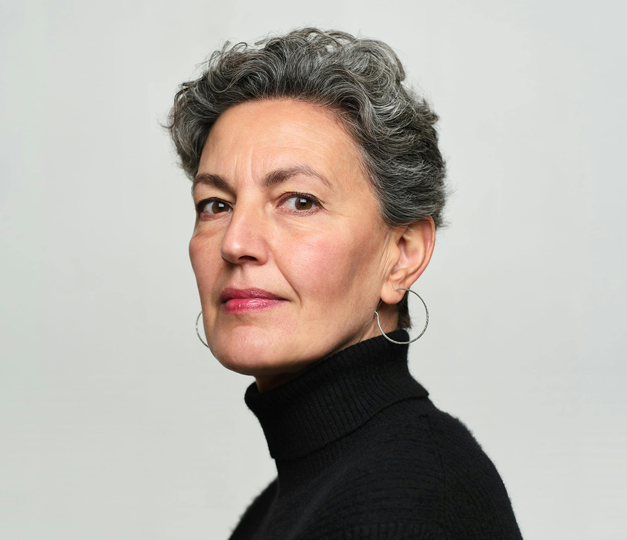 woman smiling