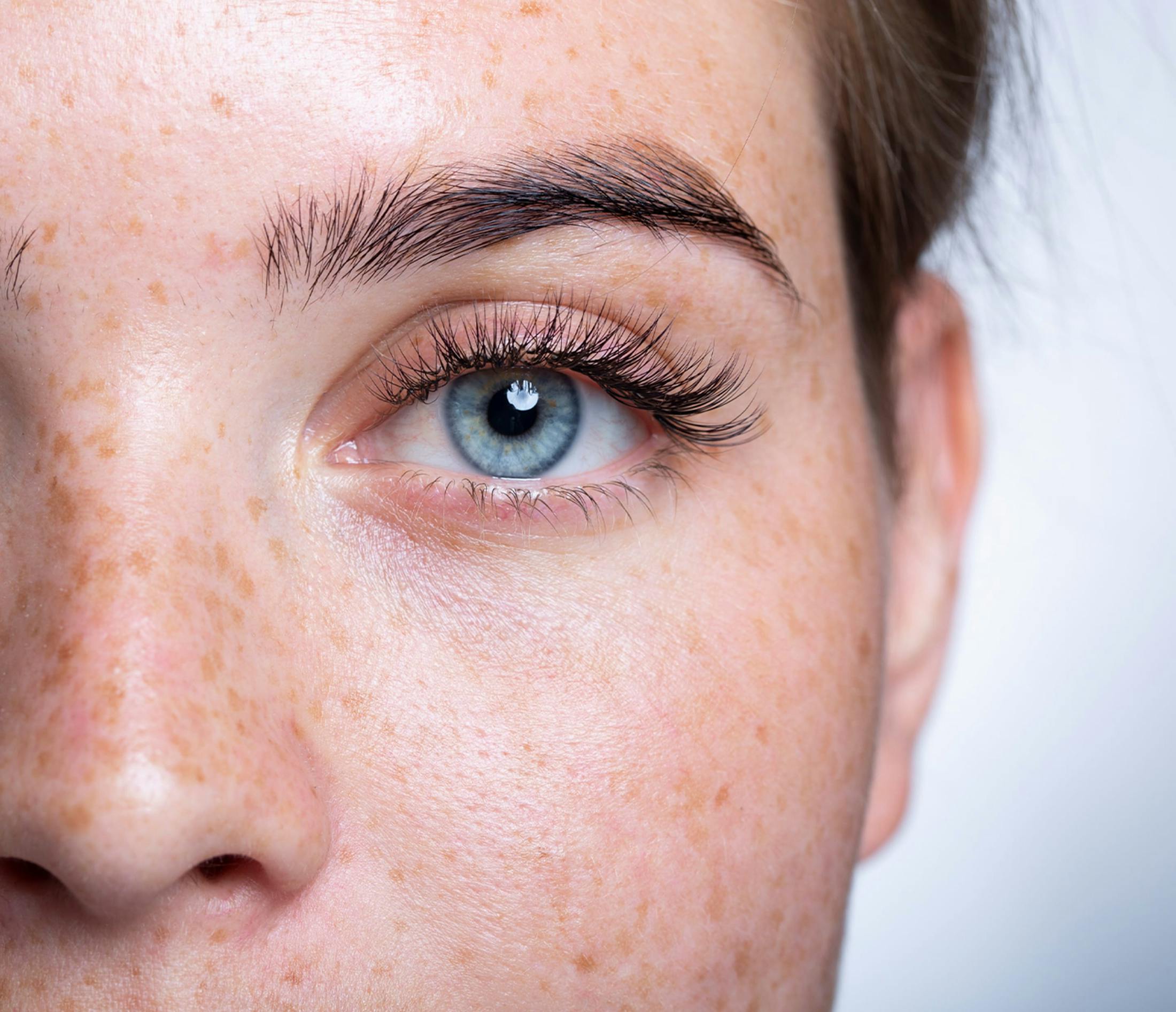 up close of a blue eye