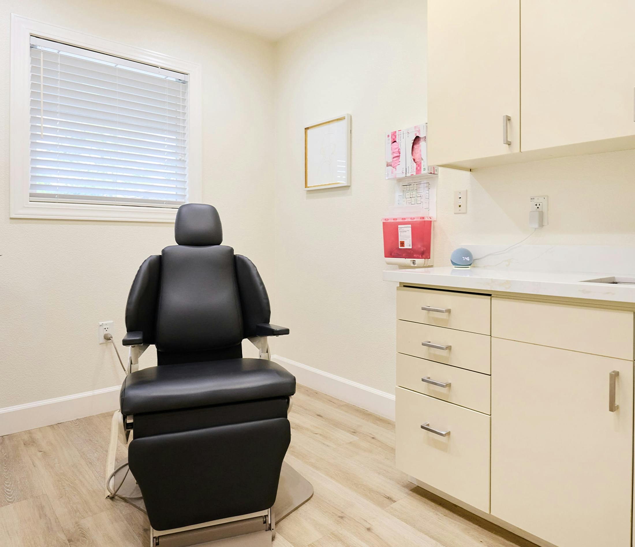 doctor office with chair