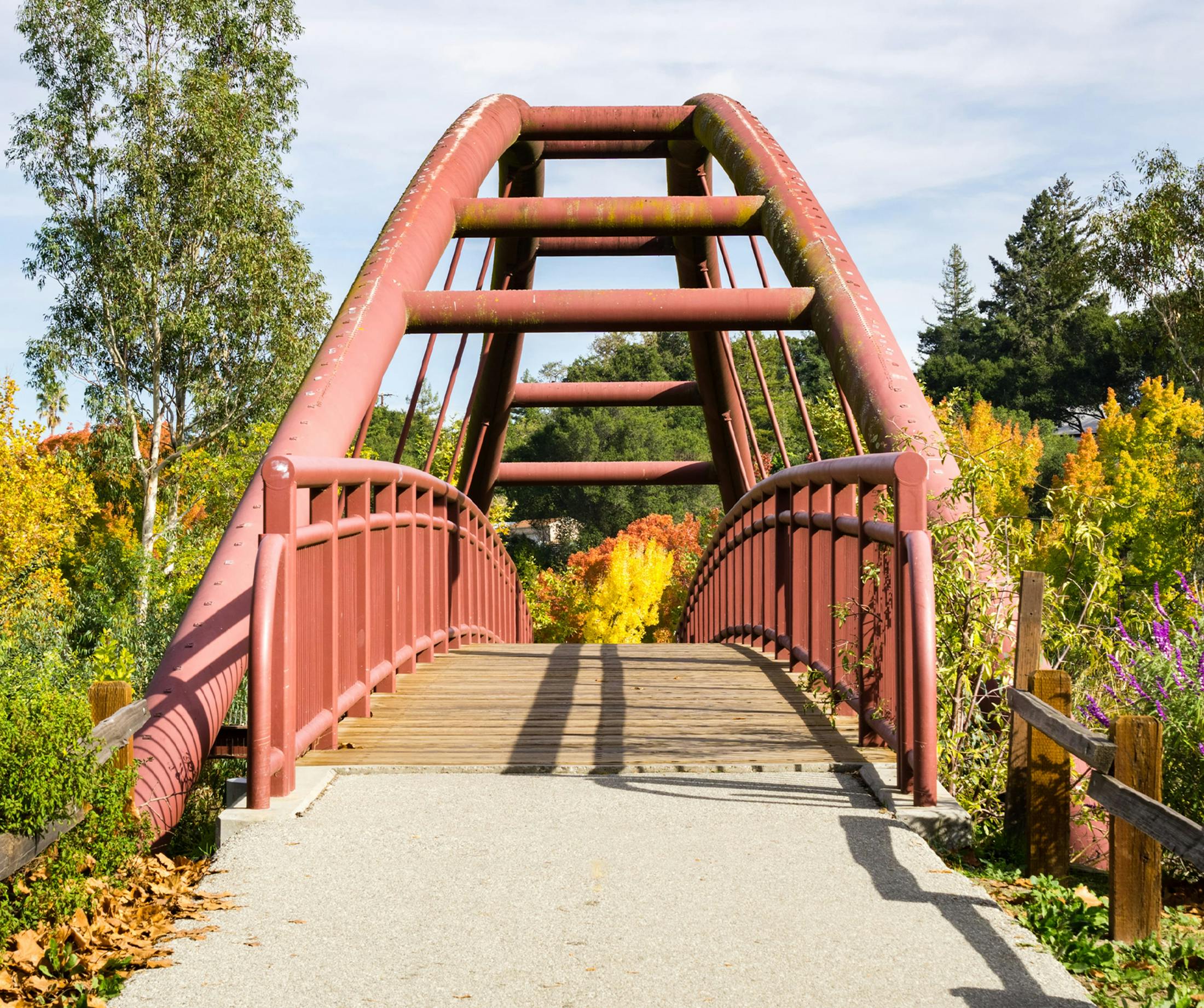 red bridge
