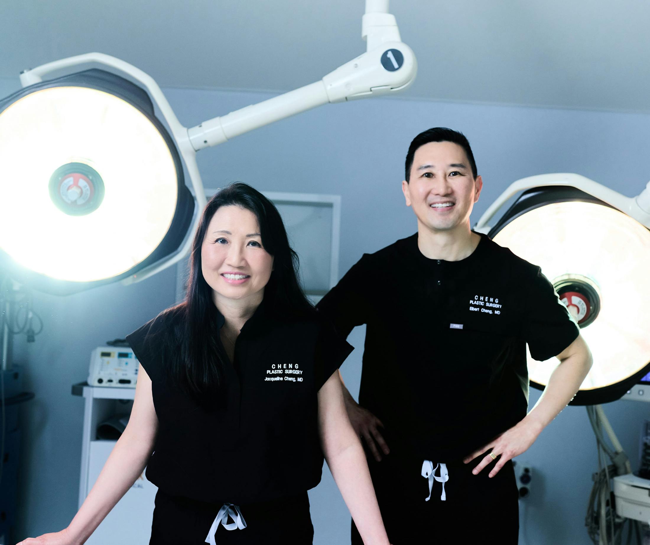 two doctors in operating room
