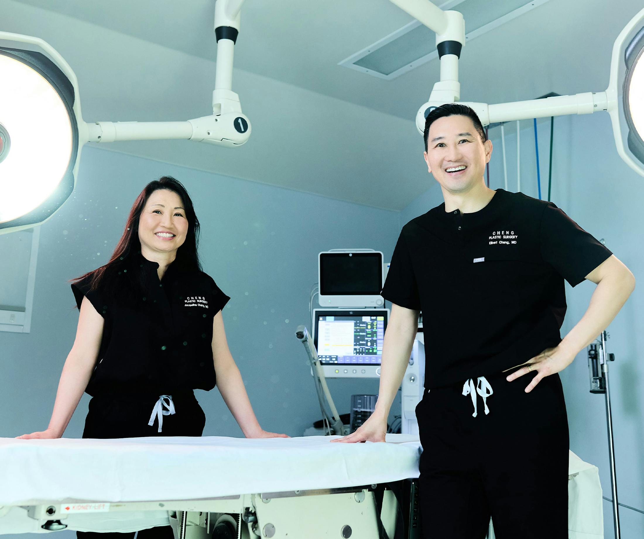 two doctors in operating room