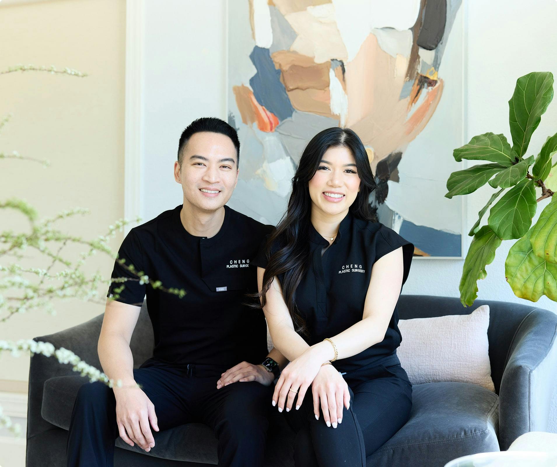 Teresa Trinh, RN and Kevin Nguyen, NP