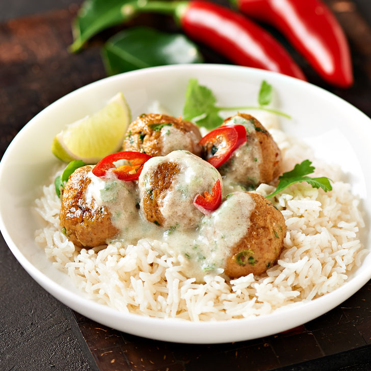 Thai Green Curry Style Balls