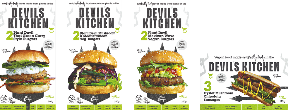 Devils Kitchen Burger Packaging