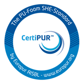 <p>Per la produzione di materassi e guanciali Dorsal utilizza schiumati che si avvalgono della certificazione CertiPUR&trade; a garanzia di elevati standard di sicurezza e salute, schiumati privi di sostanze pericolose e che rispettano elevati standard di sostenibilit&agrave; ambientale.</p>