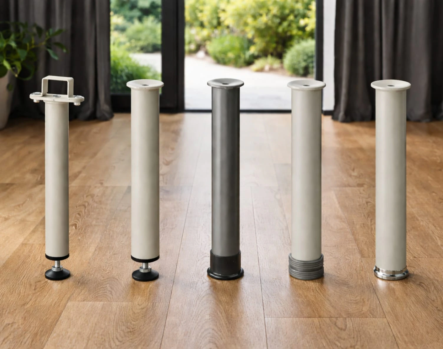 Piedini per reti in acciaio