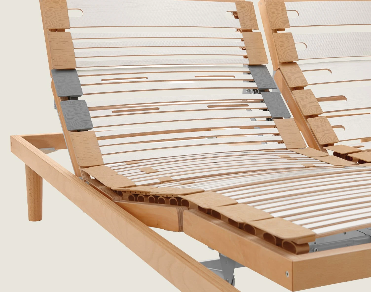 Molleggi per reti in legno e acciaio 