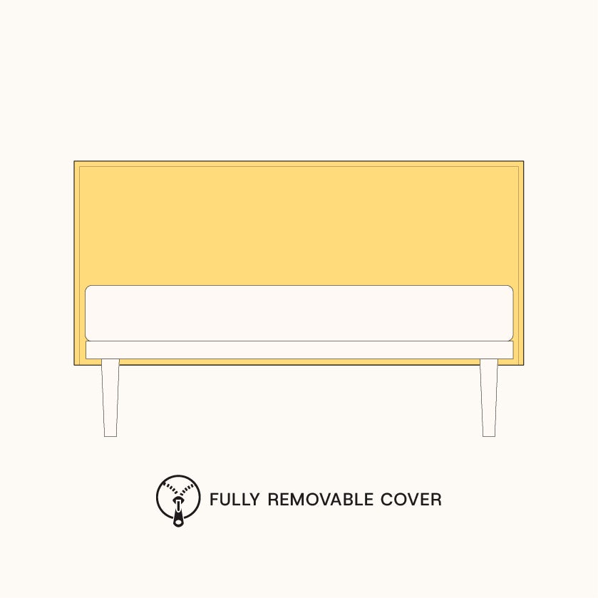 Headboard
Soft, upholstered and available in a wide range of fabrics and colors to choose from, the headboard can versatilely decline any furnishing style.&nbsp;All headboards are removable covers that can be applied to all Dorsal supports thanks to a practical and safe attachment system.