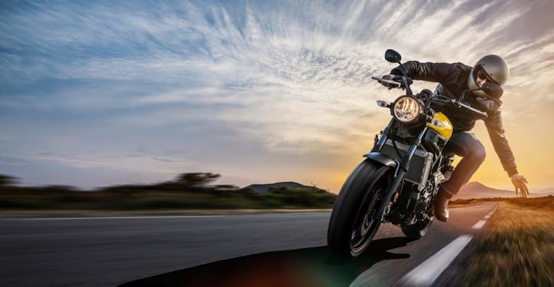 guy riding a motorcycle