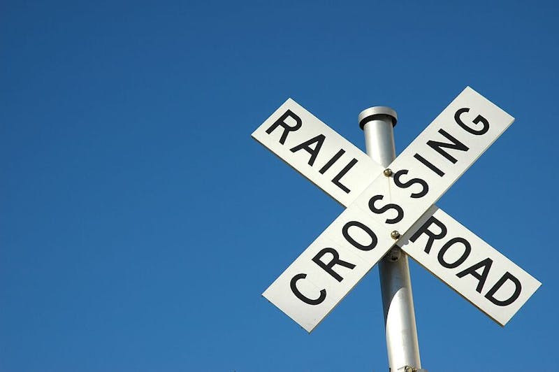 Rail Road Crossing Sign