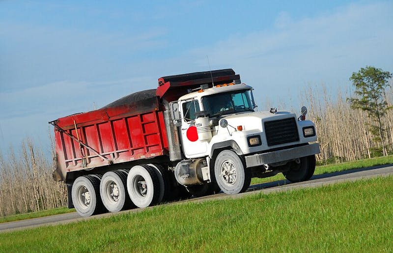 a dump truck