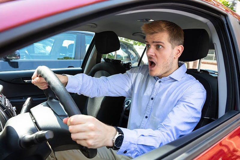 Man in an Car Accident in Houston